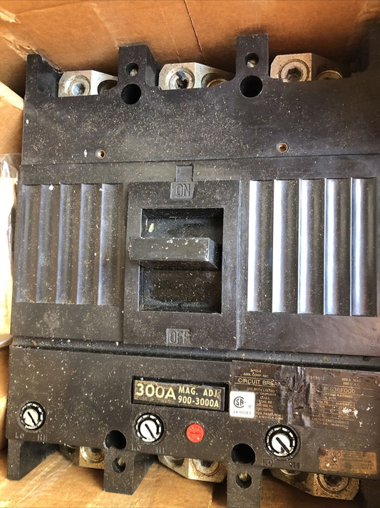 General Electric Tjk636f000 Circuit Breaker 300Amp 3-Pole 600Vac Tjk636300,Fa