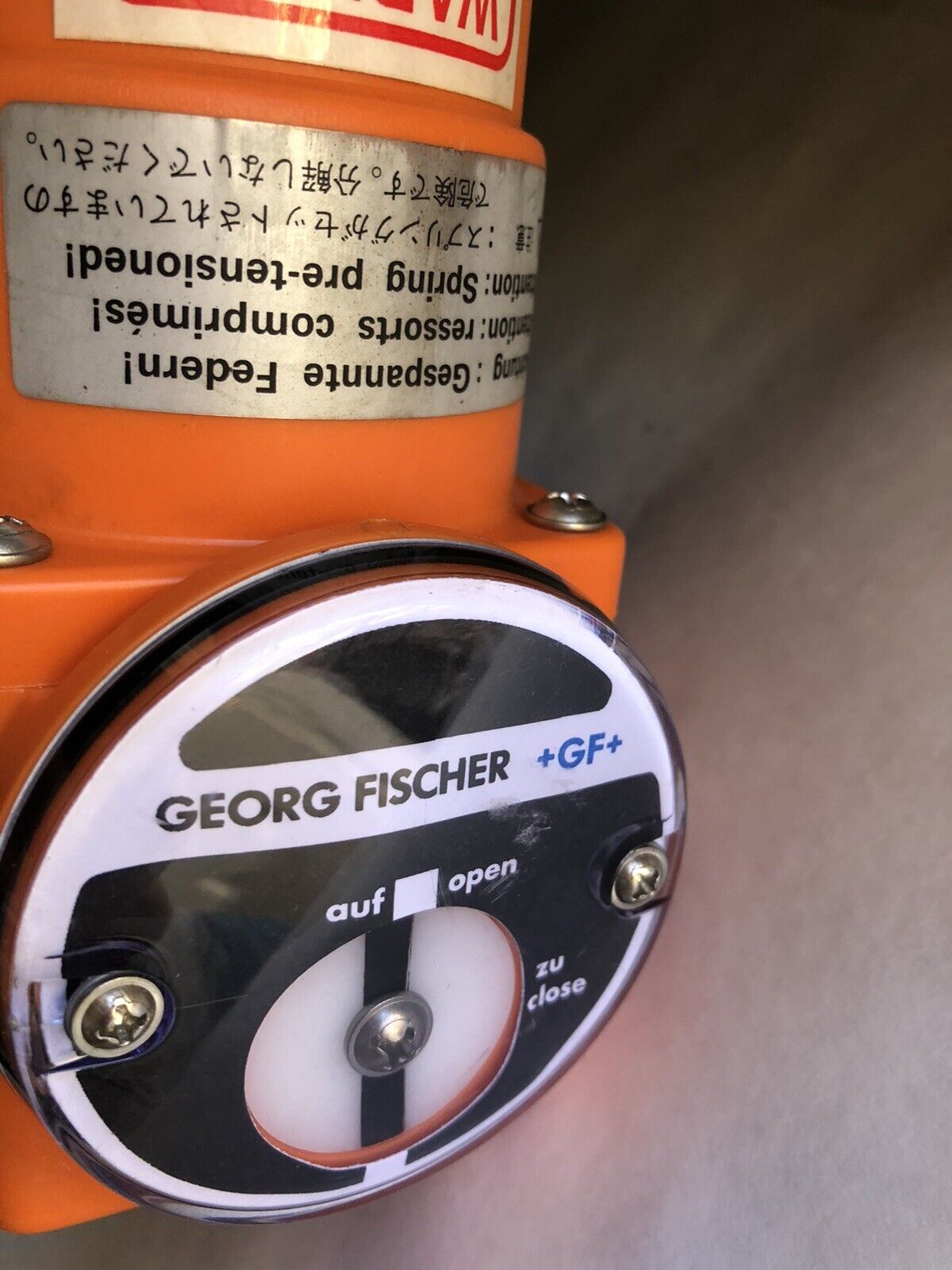 New 1" Pipegeorg Fisher 199.223.215 Pneumatically Operated Valve,Pa10,Tk
