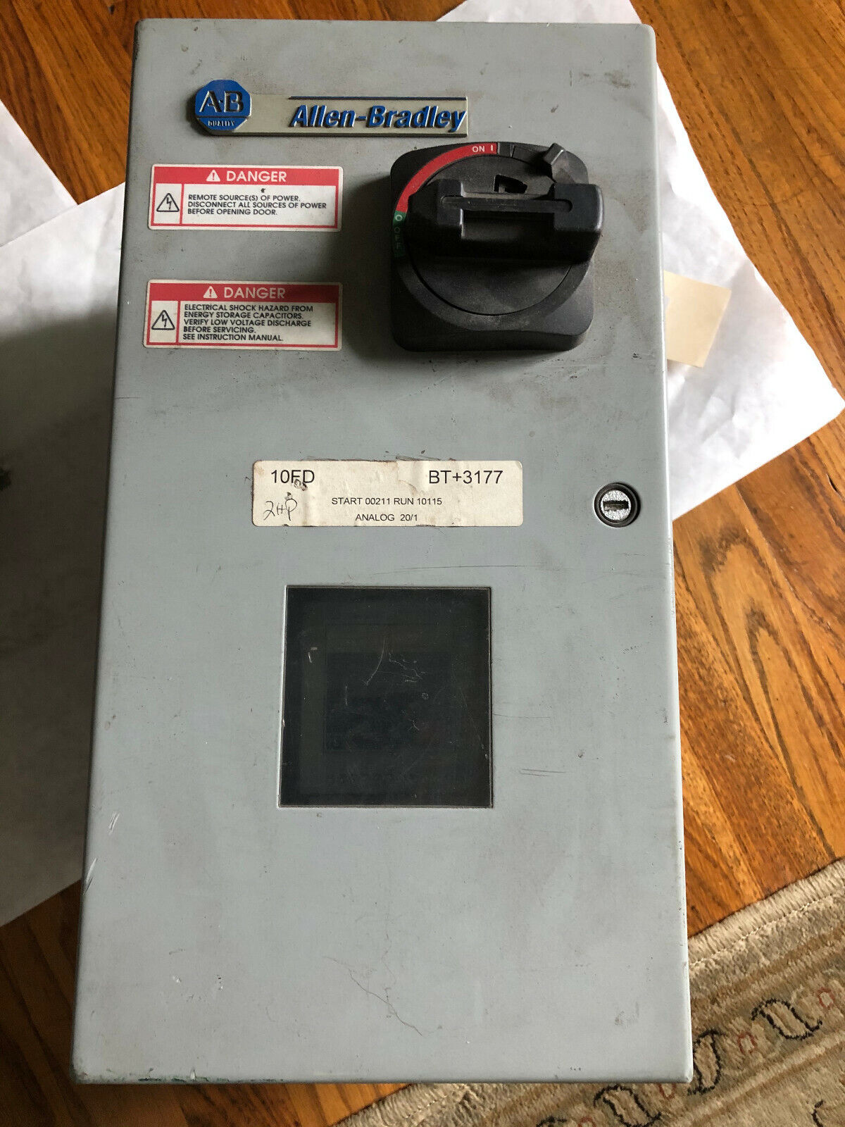 Allen Bradley 160-Ba04sf1-Af-Dmsf1c Drive Box Controller,Bd