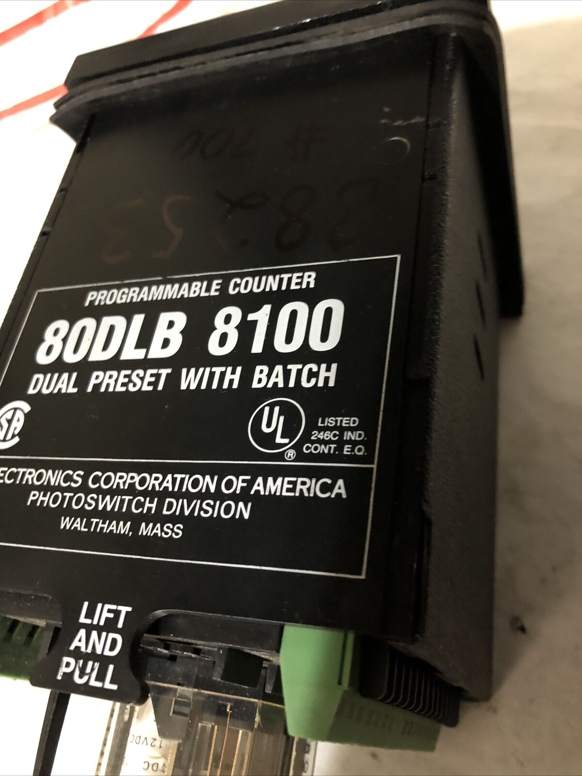 Allen Bradley Programable Counter Model A 80Dlb-8100 Photoswitch,Fk