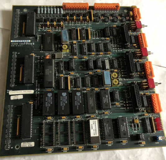 Rockwell E20117-1,C129614 Rev00,128625,124441 Board Keyboard Controller Apcs,Sh
