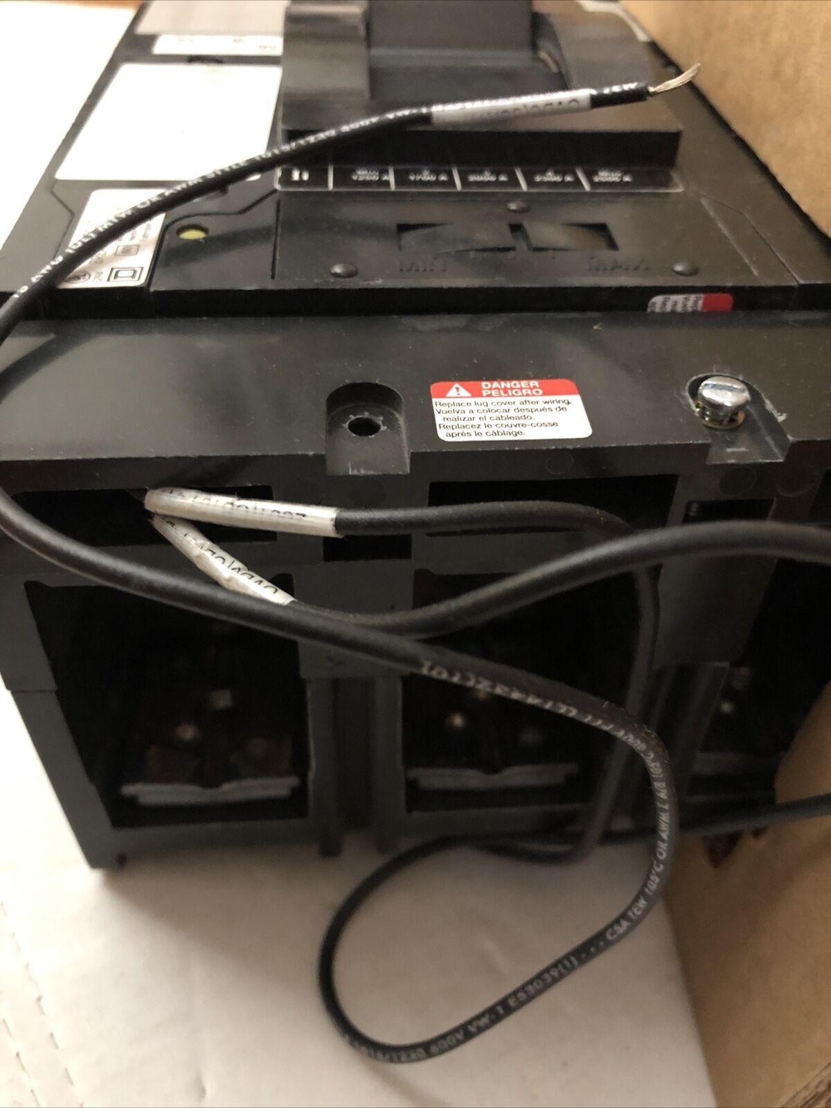 New Square D Laf3640032mv1027 Circuit Breaker 400Amp 600V Molded Case,400A,Cs