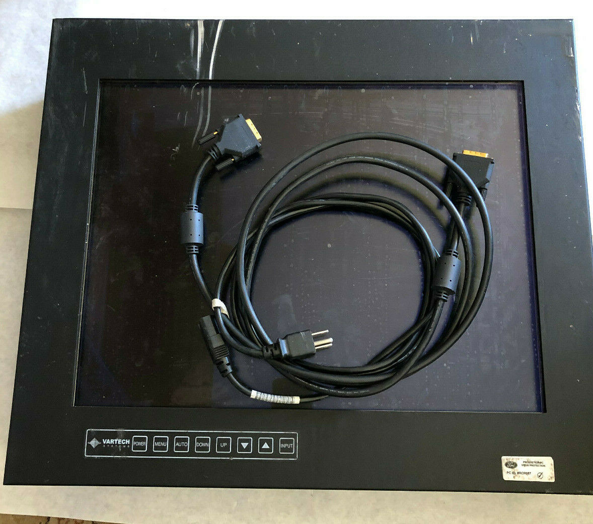 Vartech Vt213p Operator Interface (No Power One For Parts & Repair Only),Bk