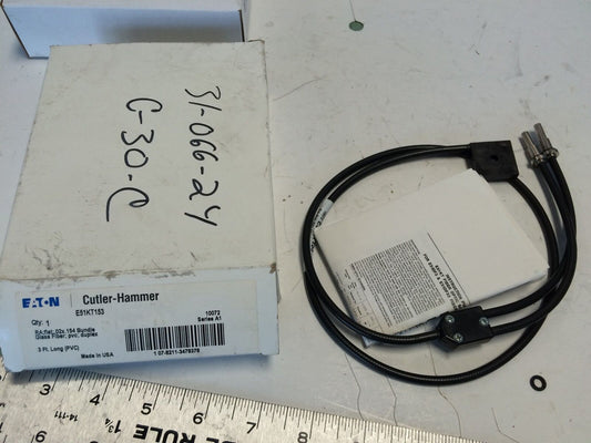 New Cutler-Hammer Glass Fiber Optic Cable E51kt153,110605-333,10072,Fe