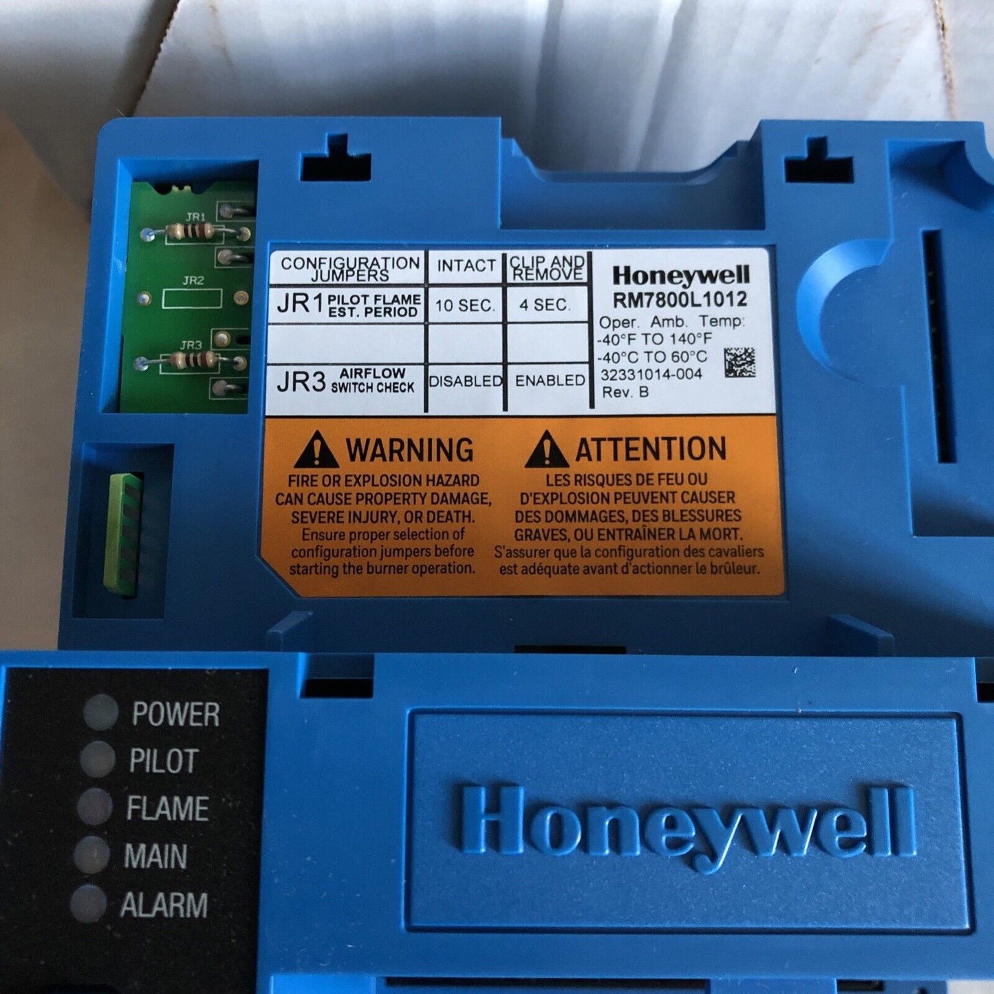 New Honeywell Rm7800l1012 Burner Control Rm7800l 1012,S7800a 1001,Su