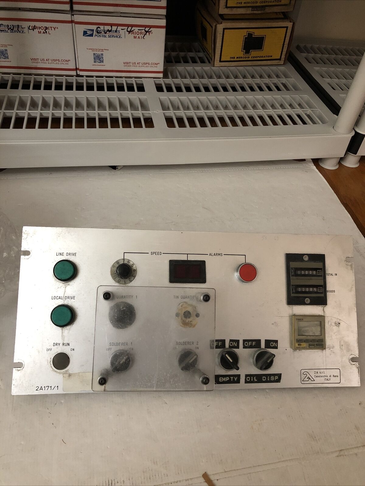 Srl 2A S.R.L 2A171/1 , 2A  2A171/1 Casalecchio Di Reno Italy Control Panel,Cv