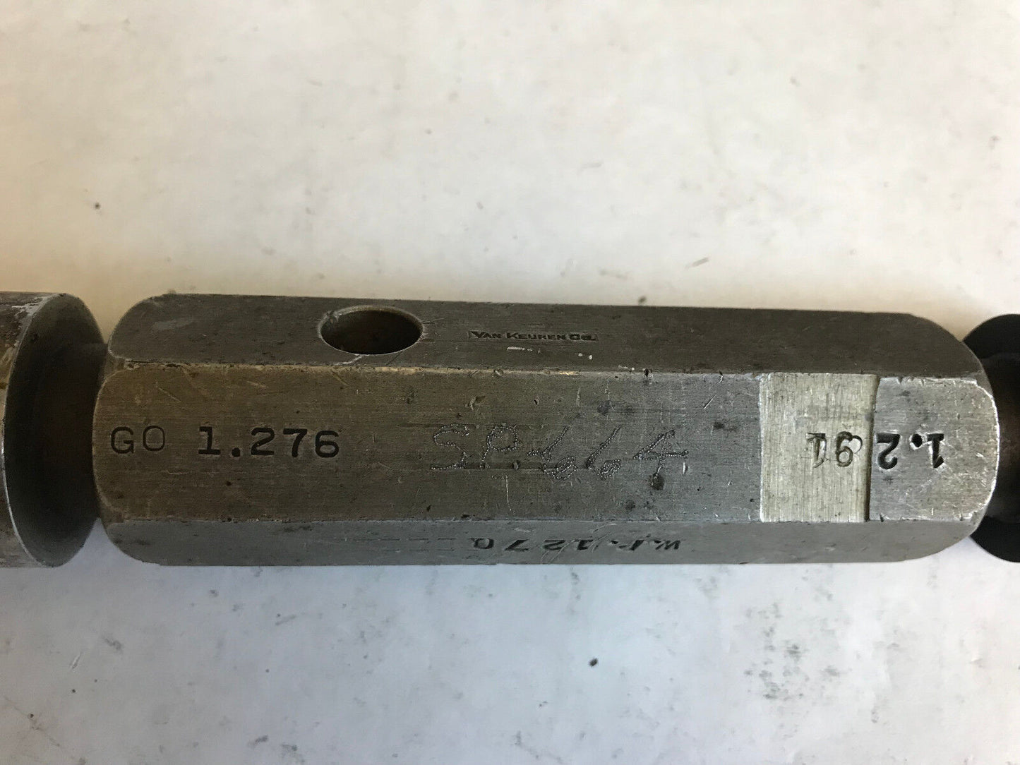 The Pipe Machinery Go No Go Plug Gage,1.291,1.276,Et