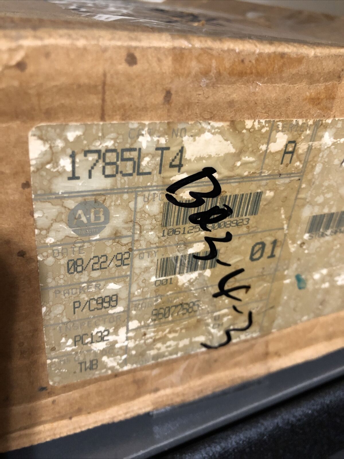 New 1785-Lt4 A Processor Module 6K Memory Plc-5/10 A-B ,96077679,Bq