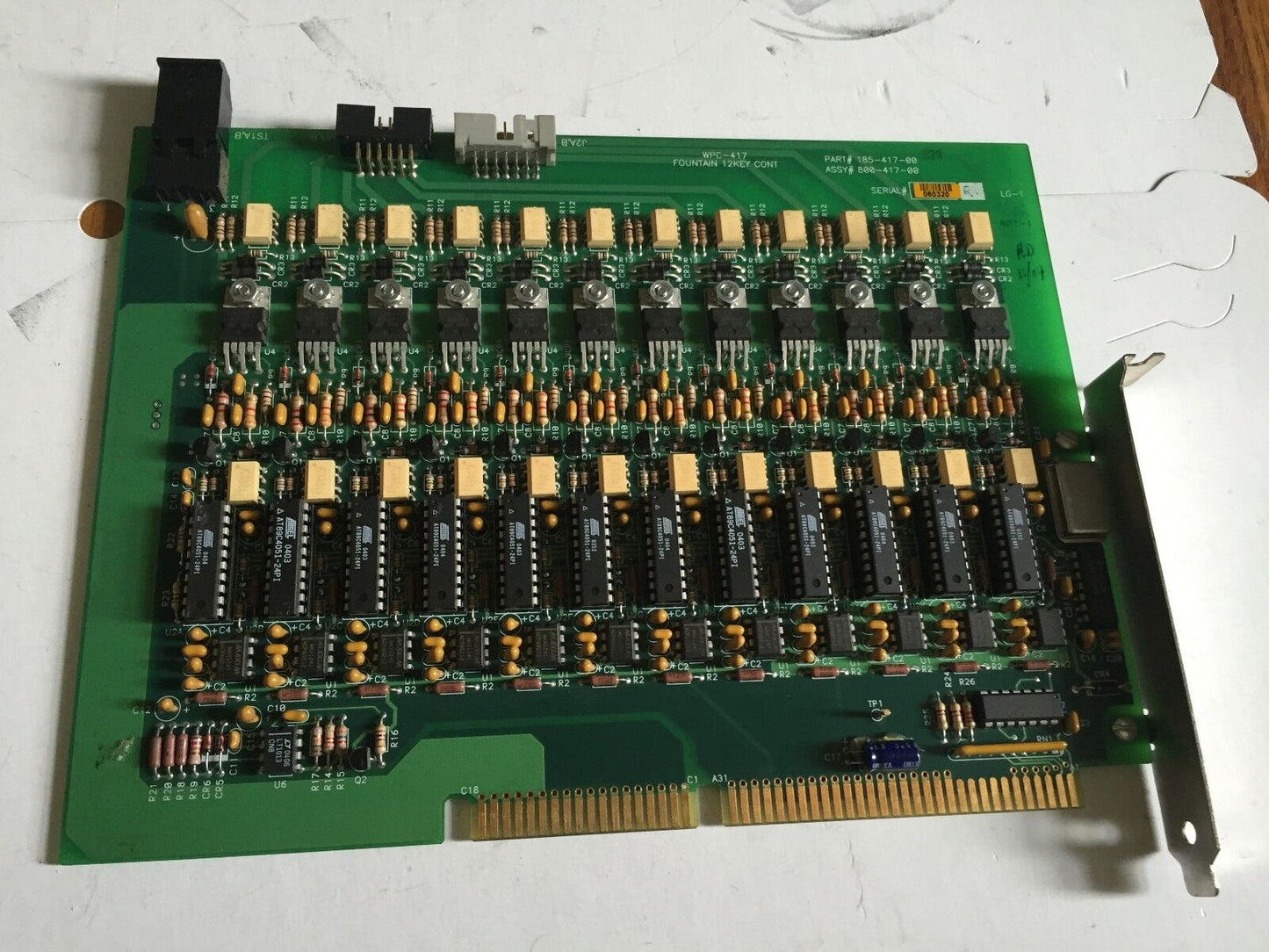 Web 185-417-00,800-417-00 Printing Fountain 12Key Cont,Wpc-417,Ti
