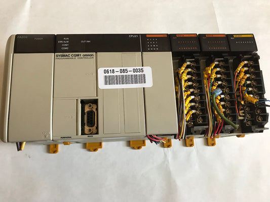 Omron Cqm1,Cqm1-Cpu21-E,Cqm1-Oc221,Pa203 Plc System Cqm1-Pa203,Oc221,Id212,Ab
