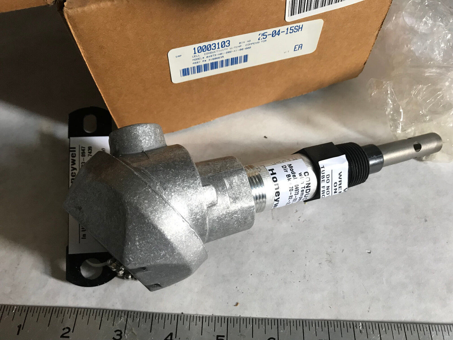 New Honeywell 04973-X01-202-X1-00-000,367861 Cell Sensor,Conductivity Cell,Eo