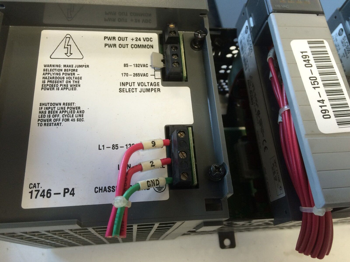 Allen Bradley Slc-500 Plc 1746-A7,1746-P4,1746-Oa16,1746-Ob16,1746-Ib16,Bu