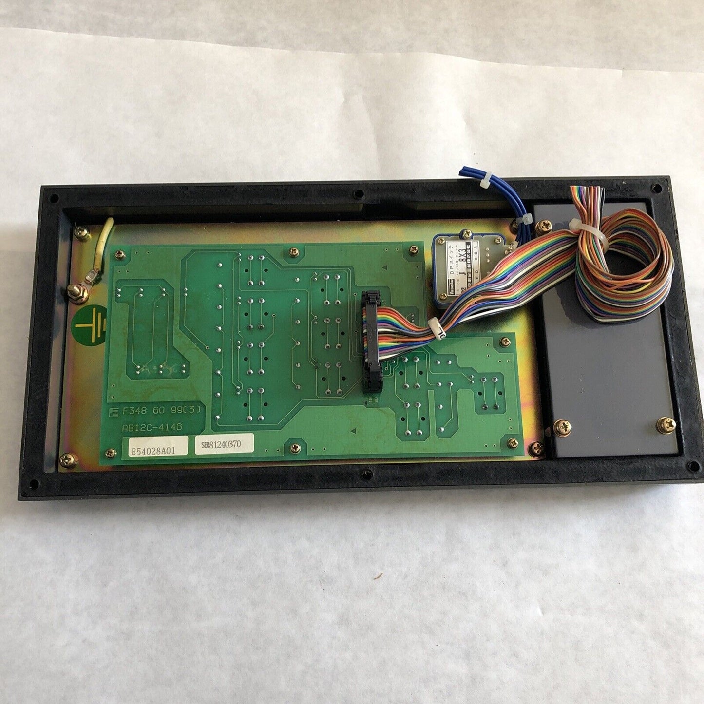 Mori Seiki F348 60 99 (3),Ab12c-4146,E54028a01 Override Panel,Bm
