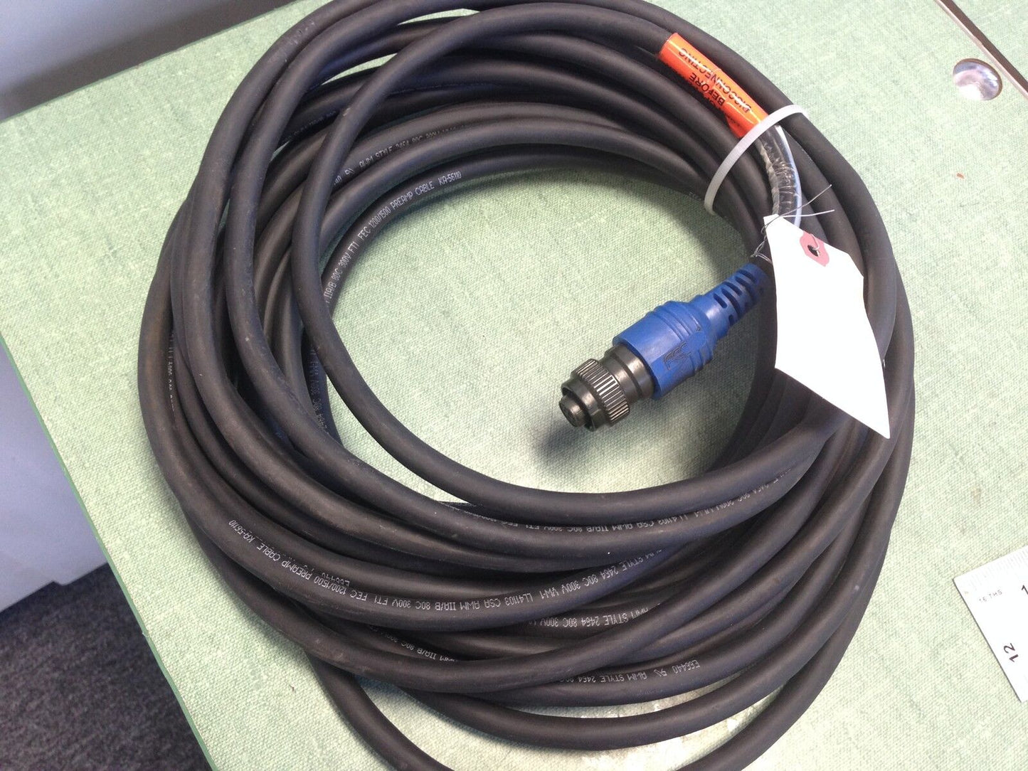 Robotic Fec J-22067,Feb-1173-40Ft Pre-Amp Assem Encoder Servo Spare Calble,Dk