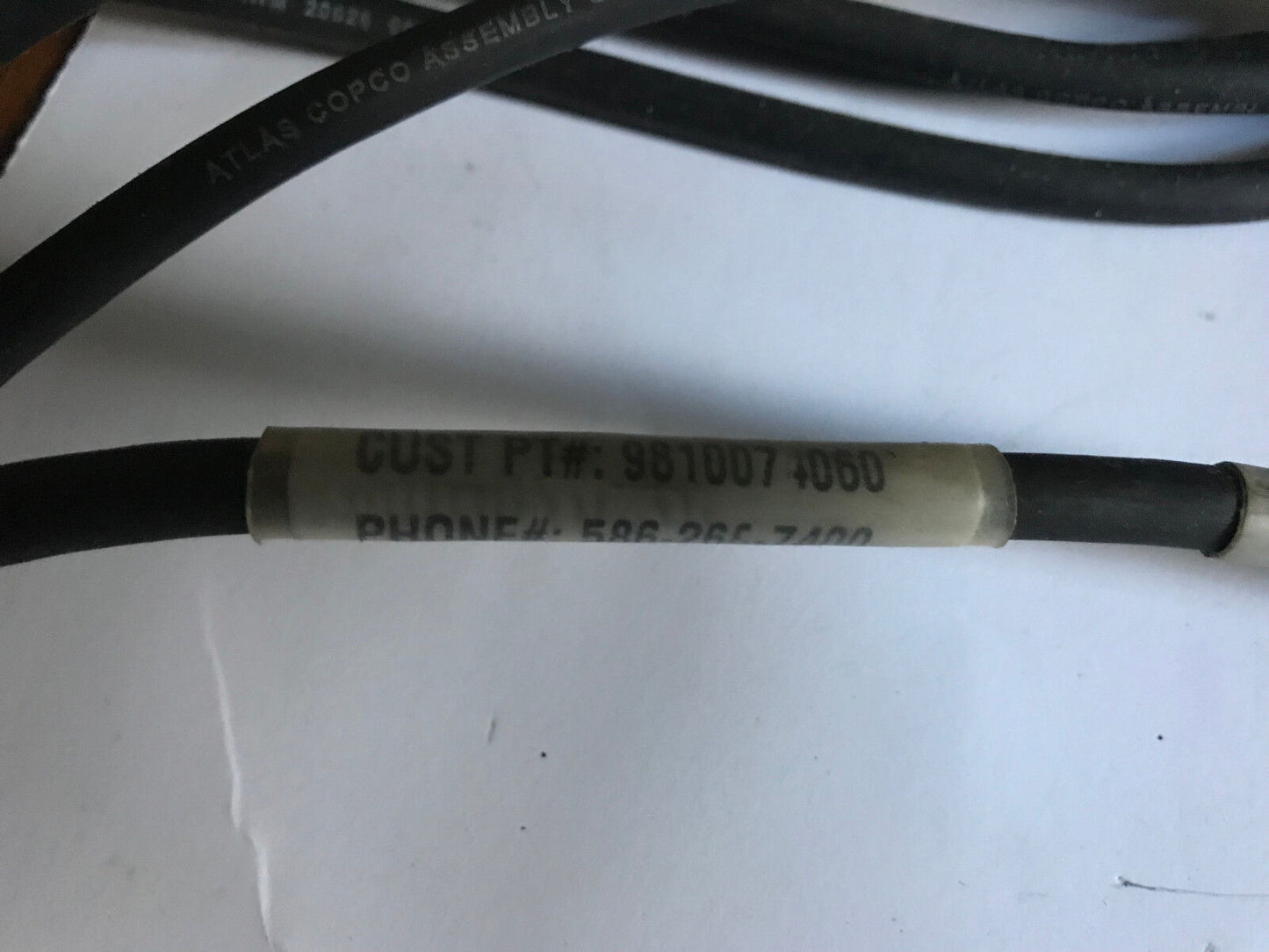 New Atlas Copco 9810-0740-60  Assembly 9810-0740-60 Spindle Motor Cable,Em