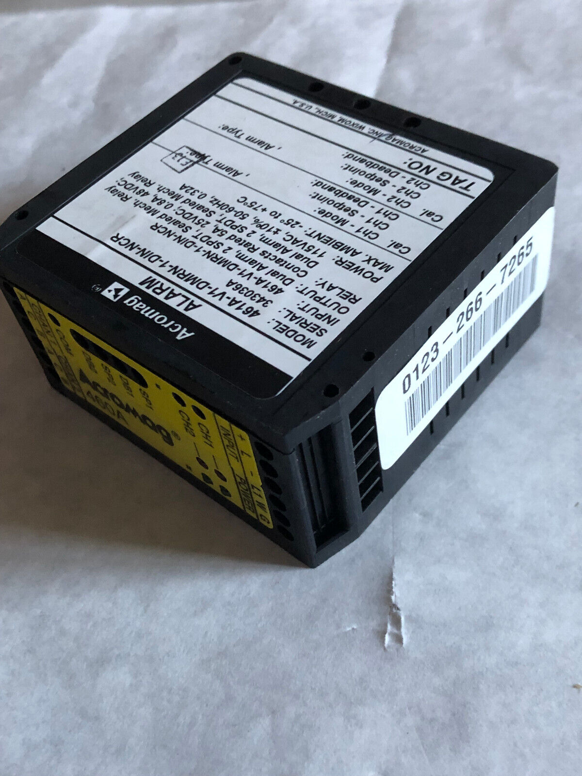 New Acromag 461A-V1-Dmrn-1-Din-Ncr 115 Vac Dual Alram Module,Acromag 460A,Az