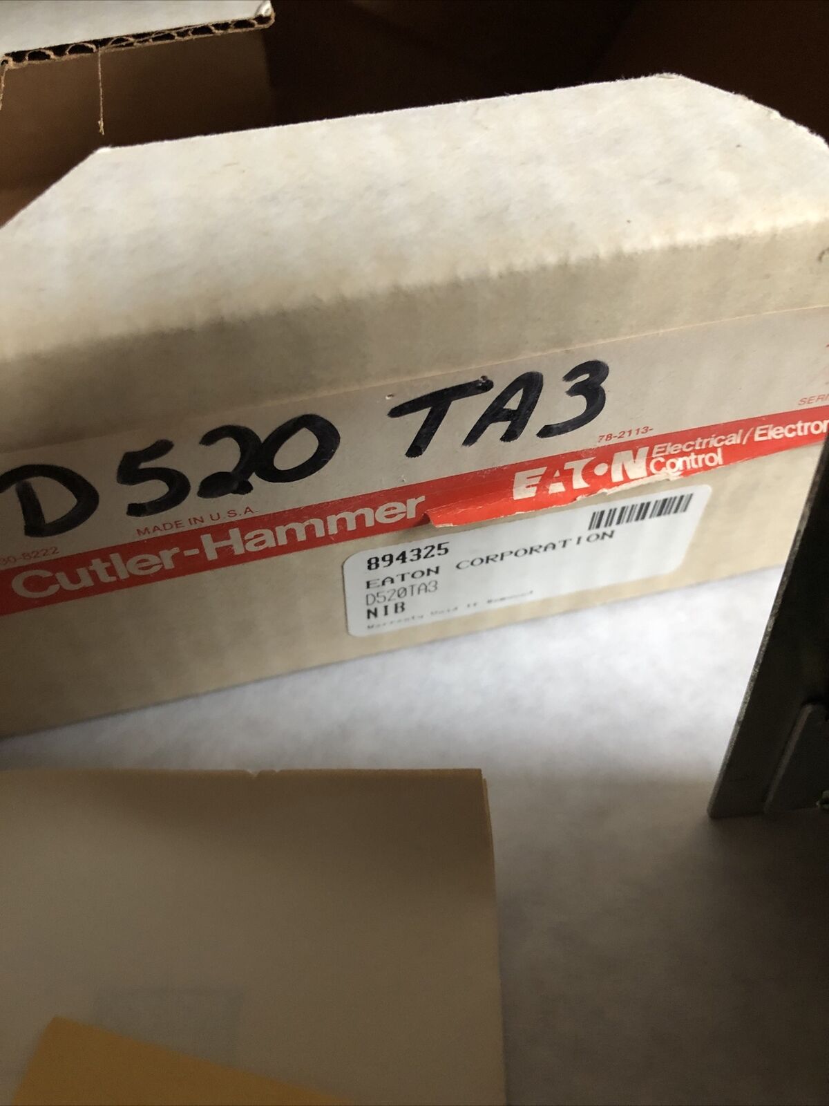 New Cutler-Hammer D520ta3,180115-1A2,Asc1066-10,Ta3,58-5131-3 Eaton Output,Dg