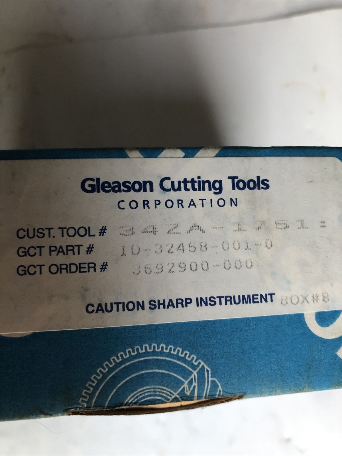 New Gleason 34Za-1751 Tool Cutting Gear Hob, 67 Teeth Wd 0.1719 F3lp-70232-A8,Fk