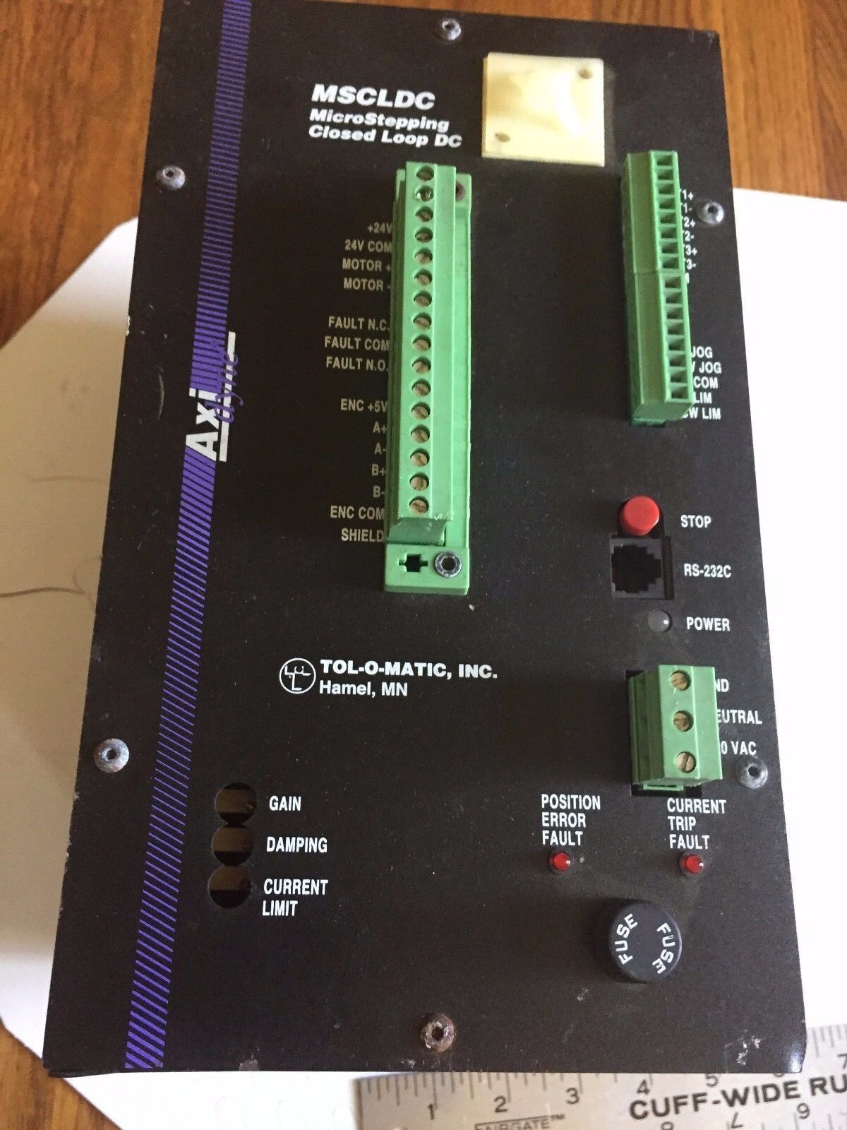 Tolomatic Mscldc,B3b #156628 Microstepping Closed Loop Dc Controller,Bu