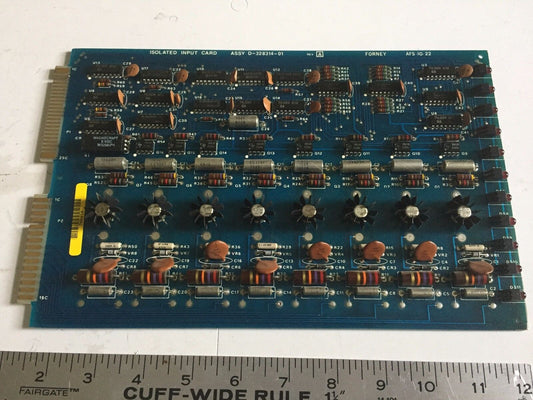 Forney D-328314-01 Isolated Input Card,Afs-10-22 Pc Board 32831401,Db