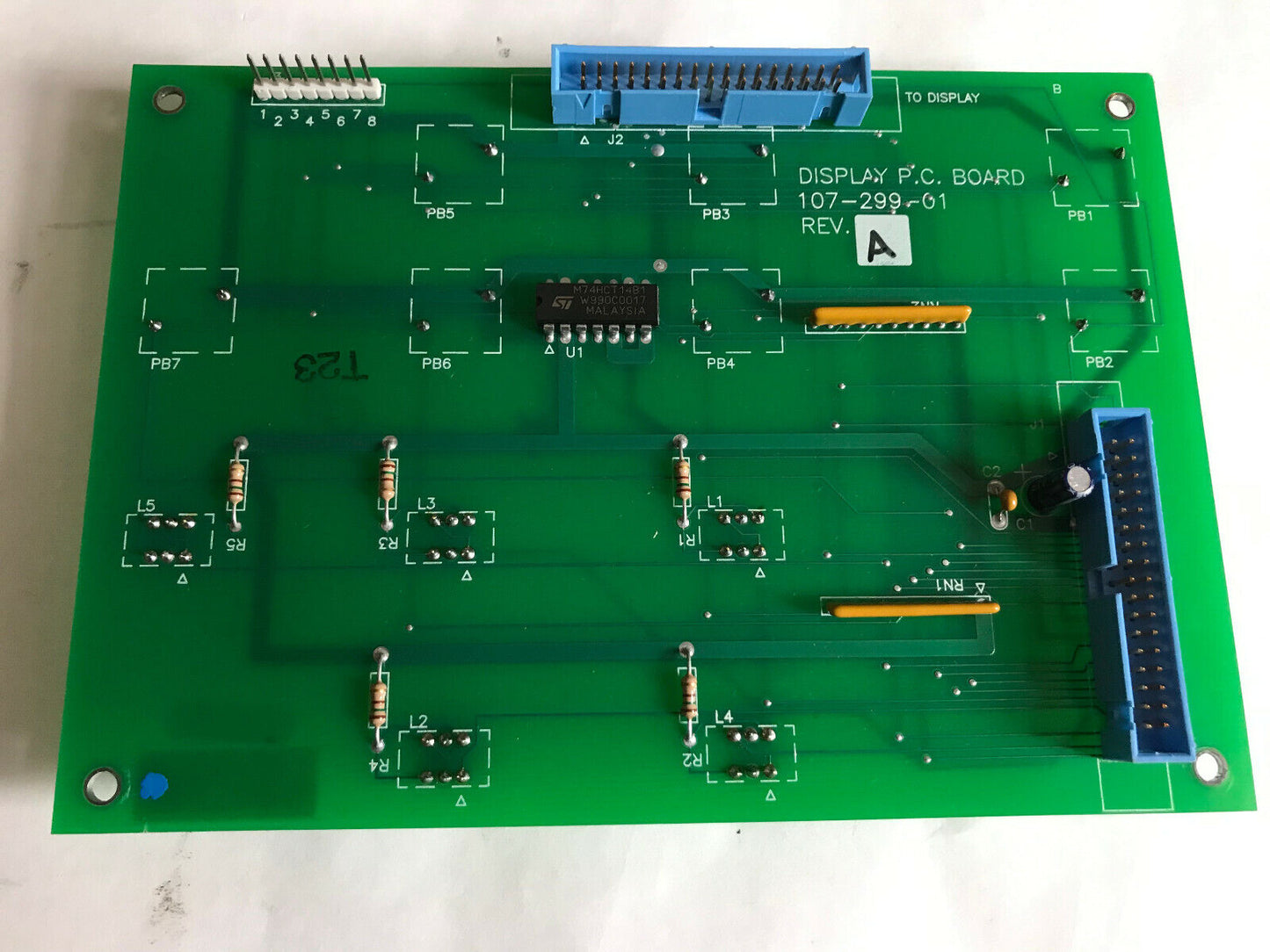 Conair 107-299-01 Rev A Display Pc Board,Sn