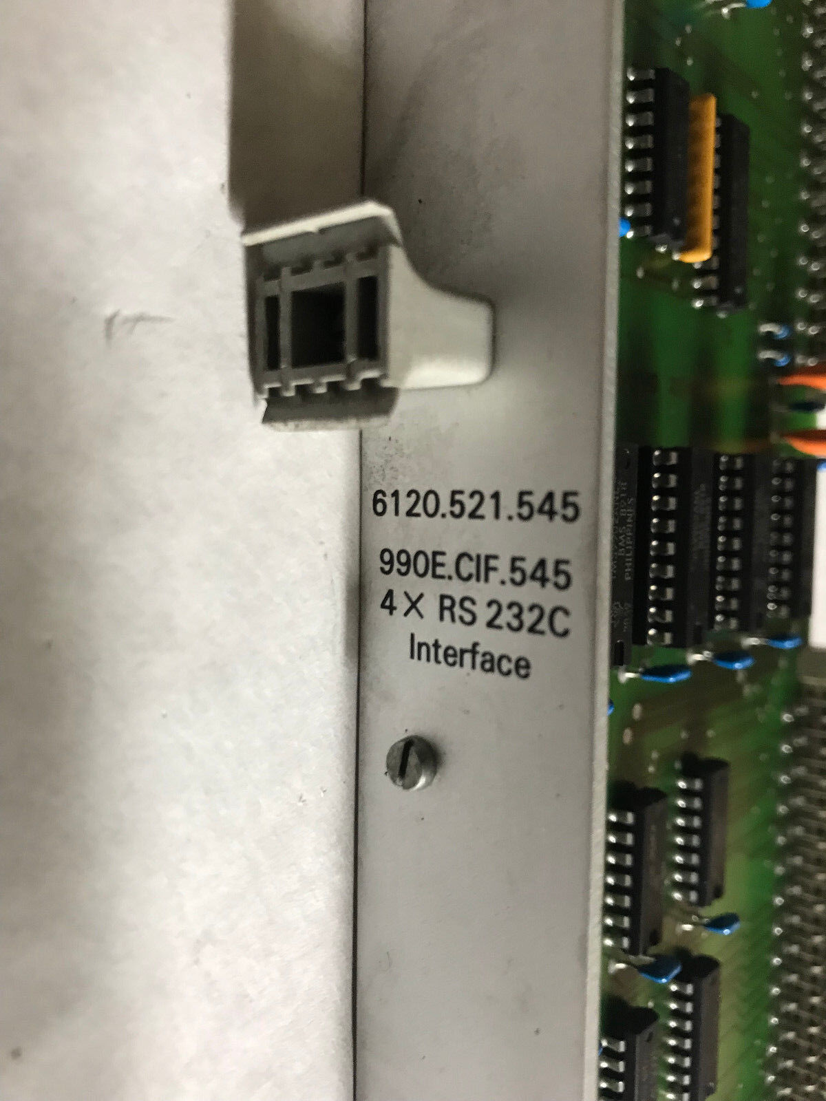 Bircher 6120.521.545, 990E.Cif.545 4Xrs 232C Interface Plc Board,Ag,Ev