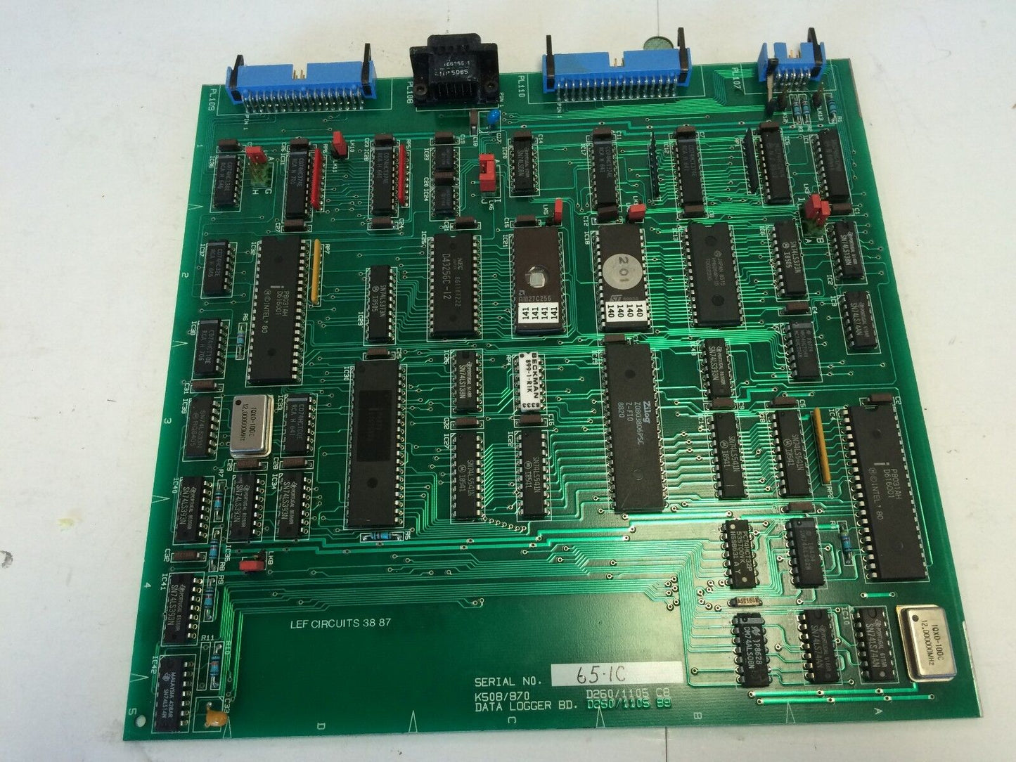 Talyrond 300  D260/1105 C8, K508/870 Data Logger Bd Lef Circuits 38 87 Board,Dj