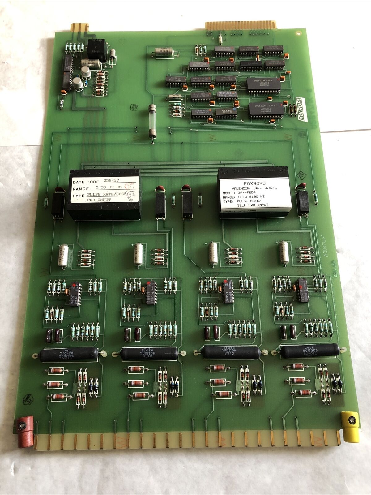 Foxboro 3F4-F2da, A2047uj-F,A2047uj,3F4-F20a,A2047uk-E,A2047uk-C,Cr