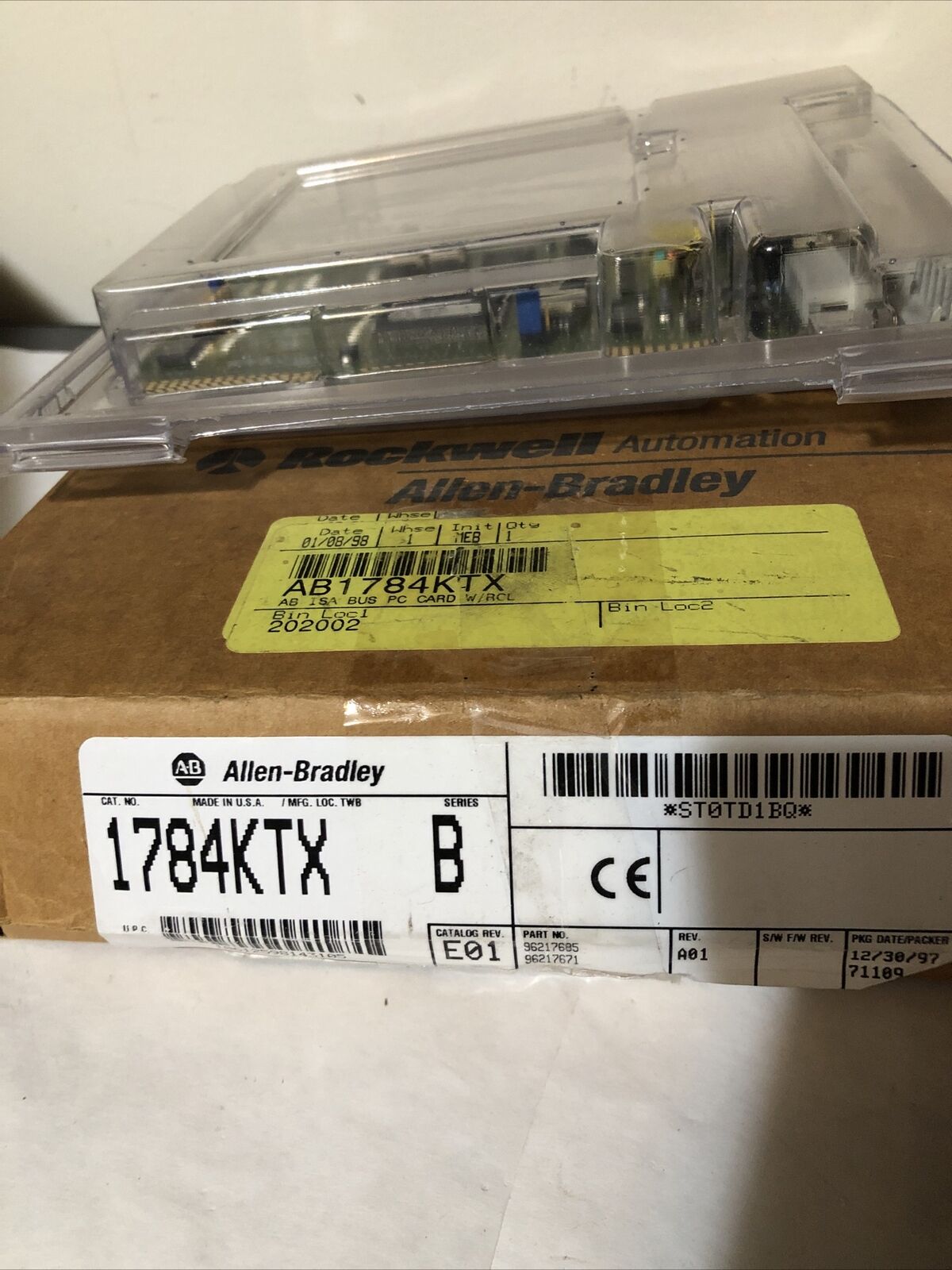 New Allen Bradley Interface Module Communication 1784Ktx B,S/M96217341,962172,Bp