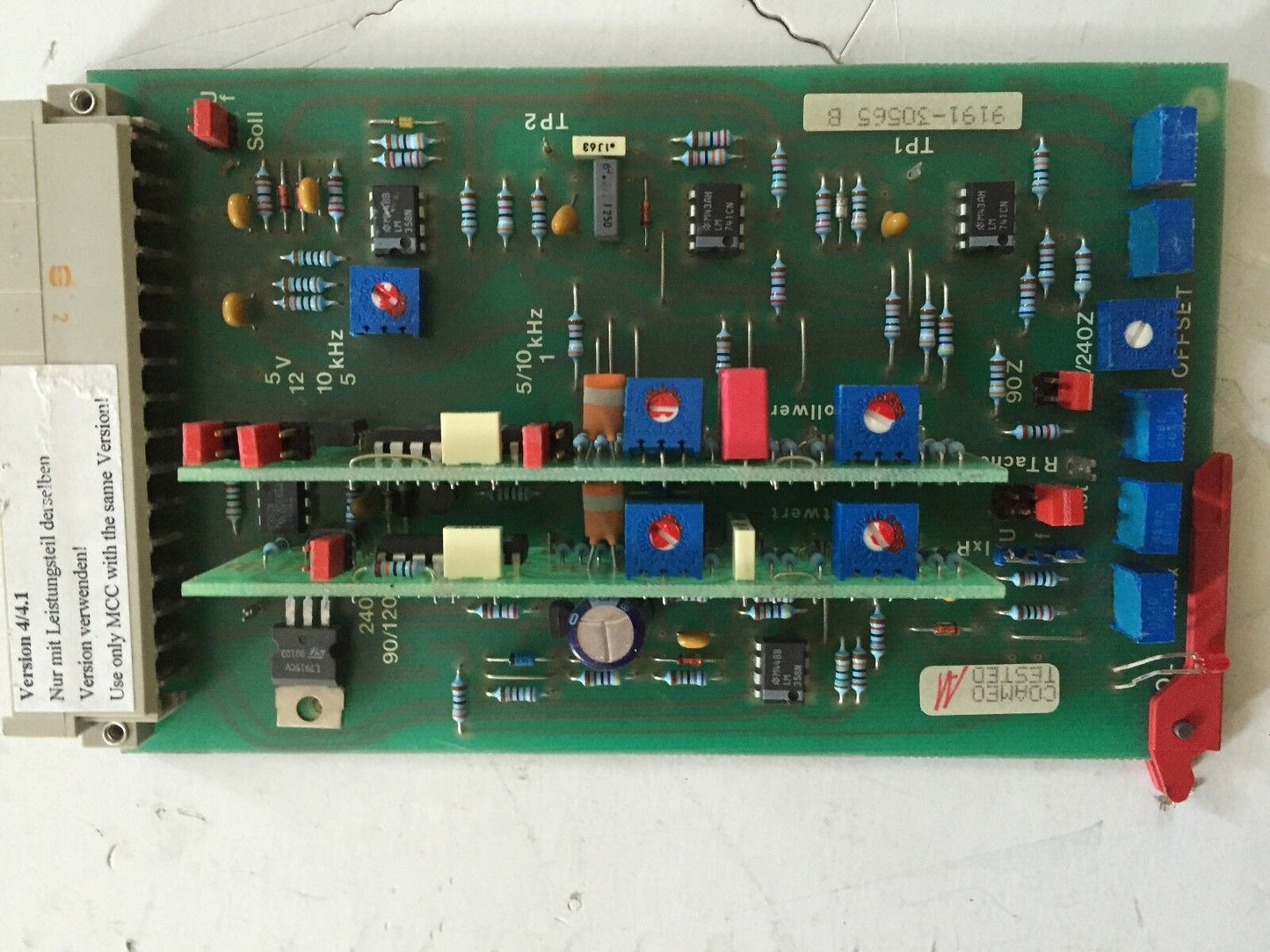 K-Tron 9191-30565,Version 4/4.1  Pc Board For Power Module ,Ek