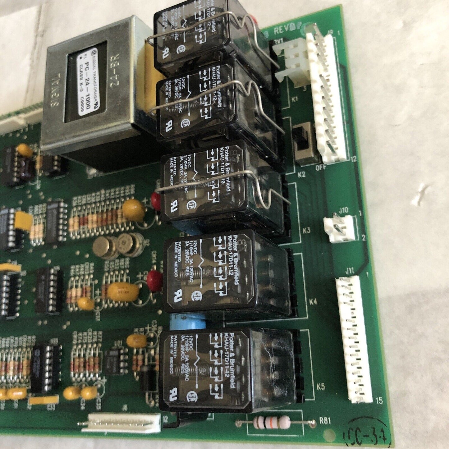 Fusion Uv Curing F455,Fusion Uv 038036 Rev Ap  F455 Control Board,Ec,Ed