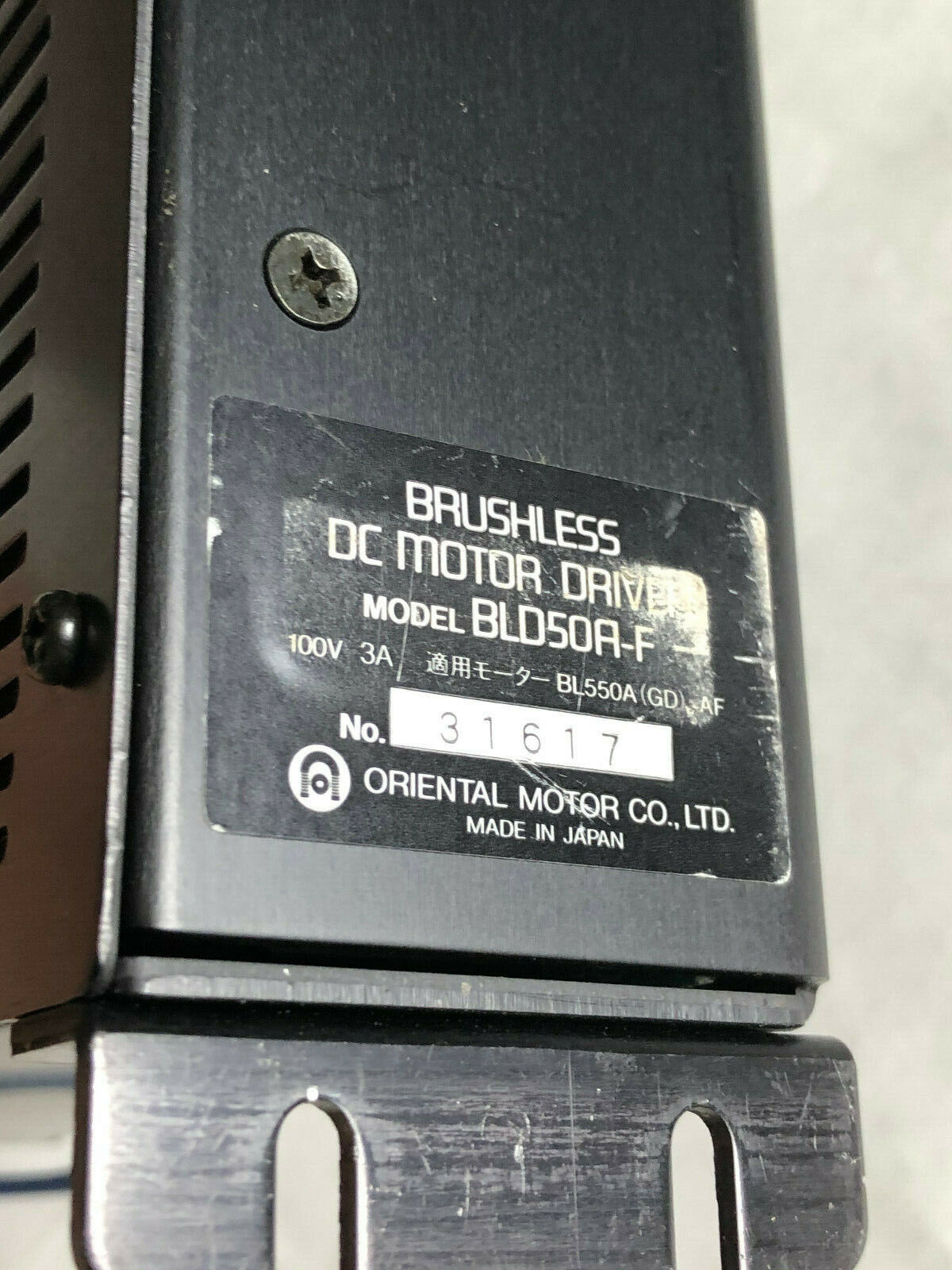 Oriental Bld50a-F Brushless Dc Motor Drivers, 100V/ 3A,Cl
