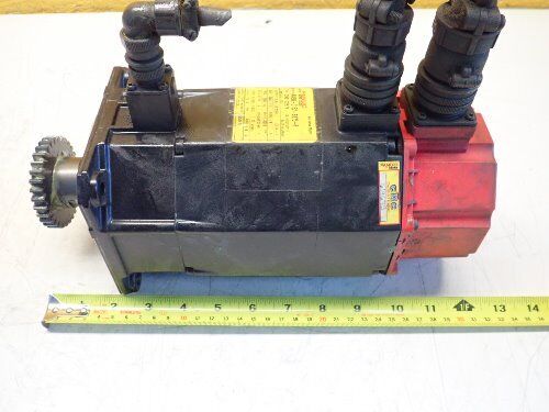 Fanuc A06b-0162-B175-R, Ac Servo Motor. 144V, 6A, 3000Rpm.,Am6/3000,Tf