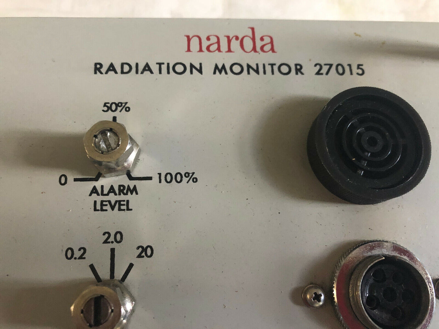 Narda 27015 Radiation Monitor ,A31u29184-1,Cg