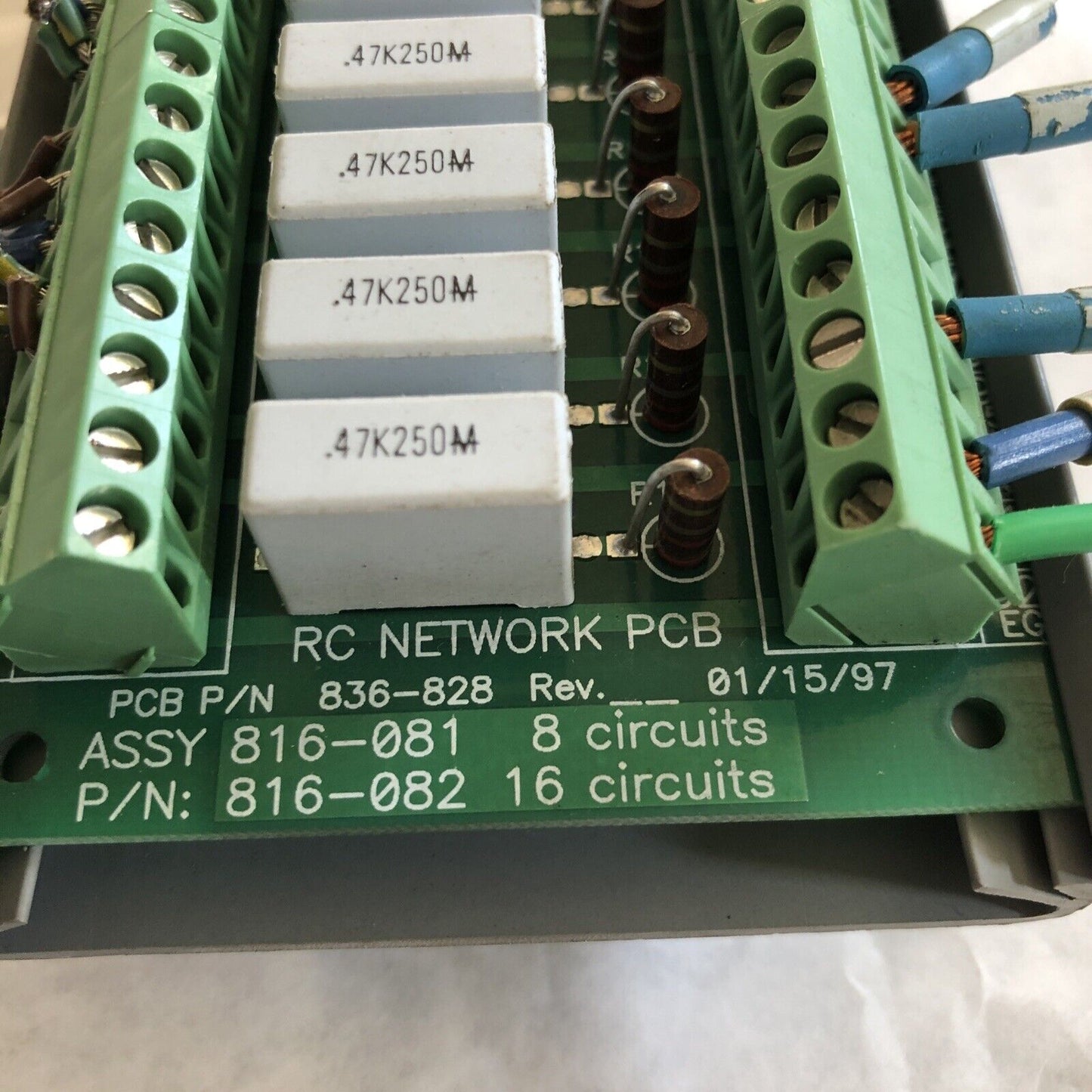 Abb 836-828,816-081,816-082 Abb Flexible Automation Paint Division,Rc Network,Ee
