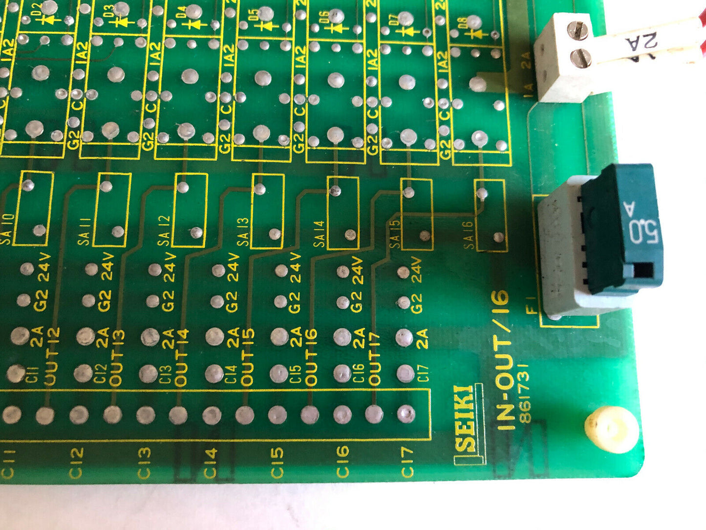 Seiki Vmc Pcb Card, Seiki 861731  In-Out/16,Sm