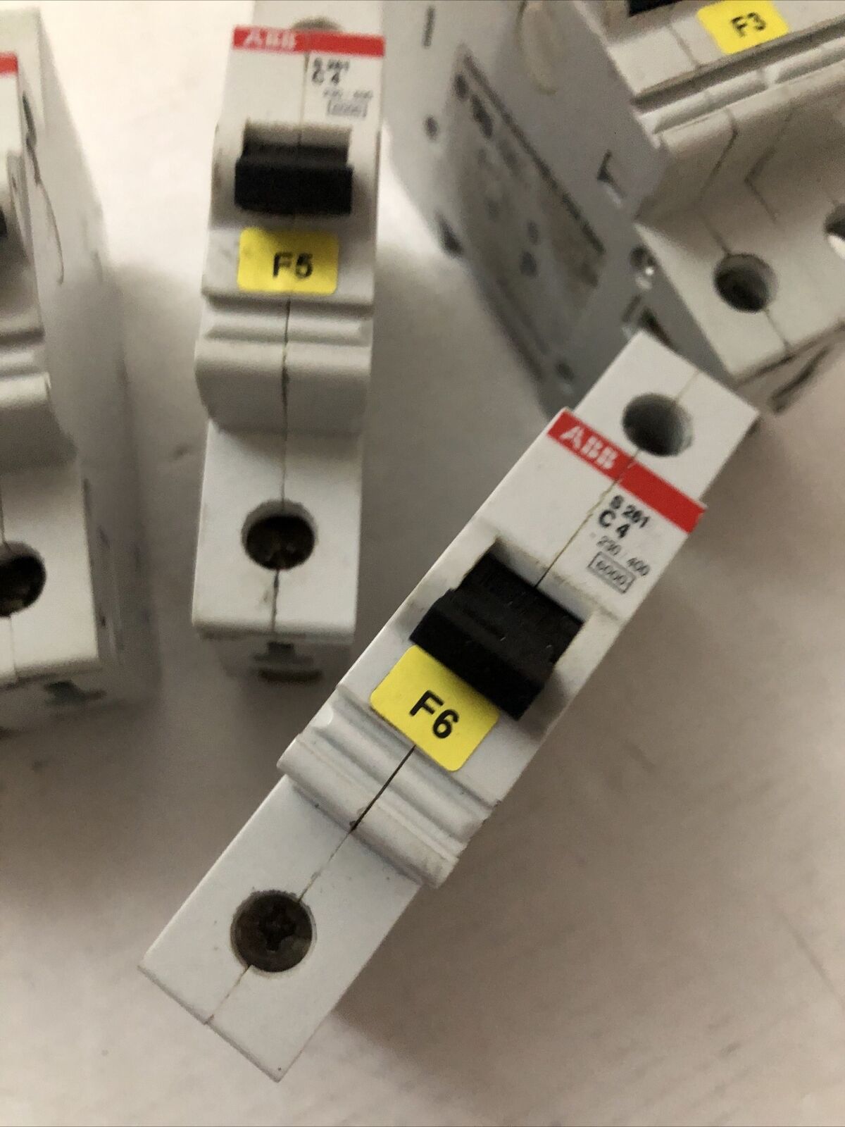 Mixed Lot 4 Abb S263,Abb S272,Abb S261,Abb B10,K2a,Abb C4 Circuit Breakers,Cs