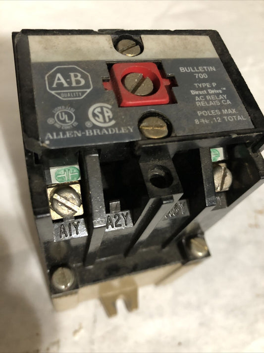 Allen Bradley 120V 700 Ak, 700-P200a1,110V Ac Control Relay,Bq