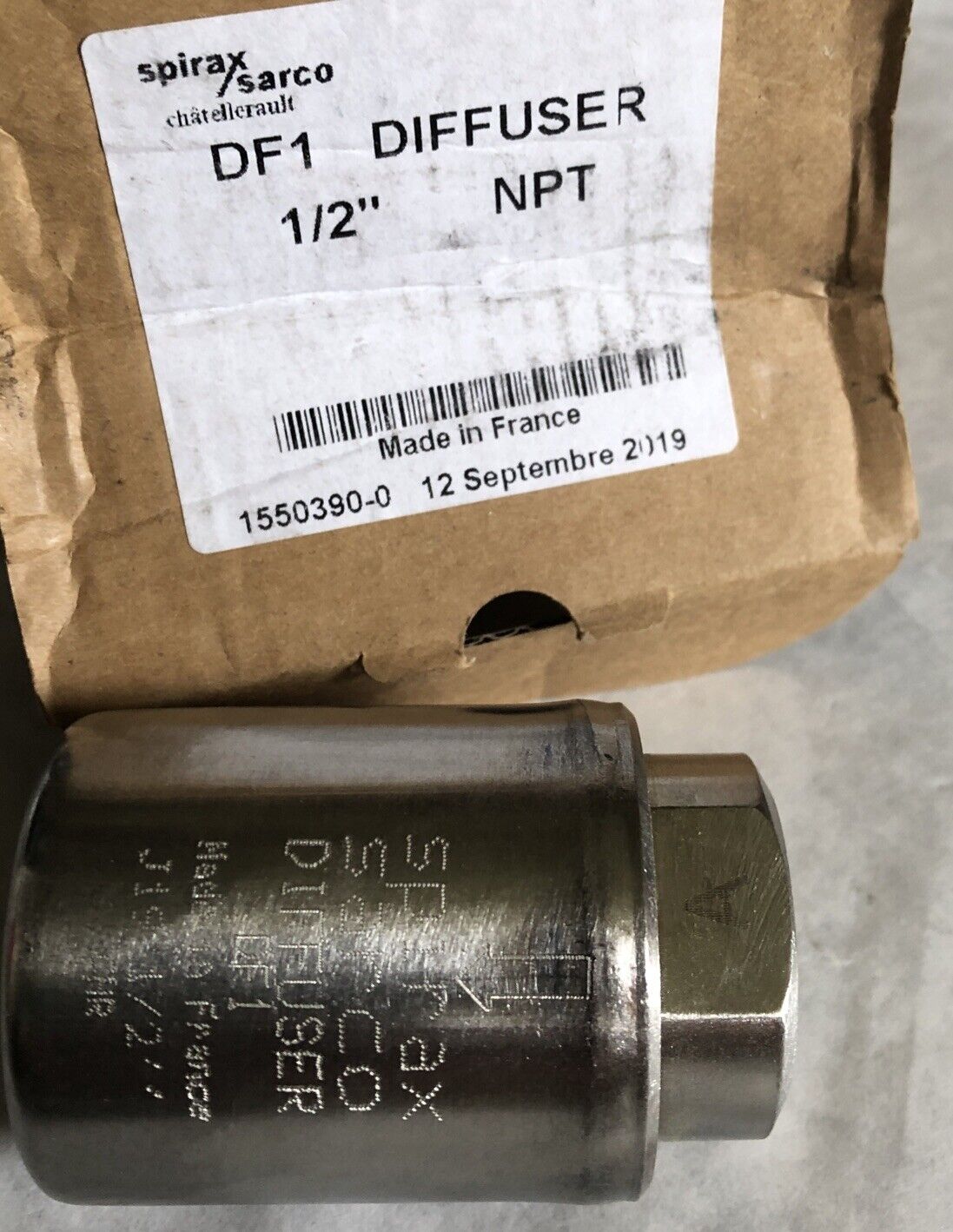 New Spirax Sarco Df1 1/2” Stainless Steam Trap Diffuser,Ea