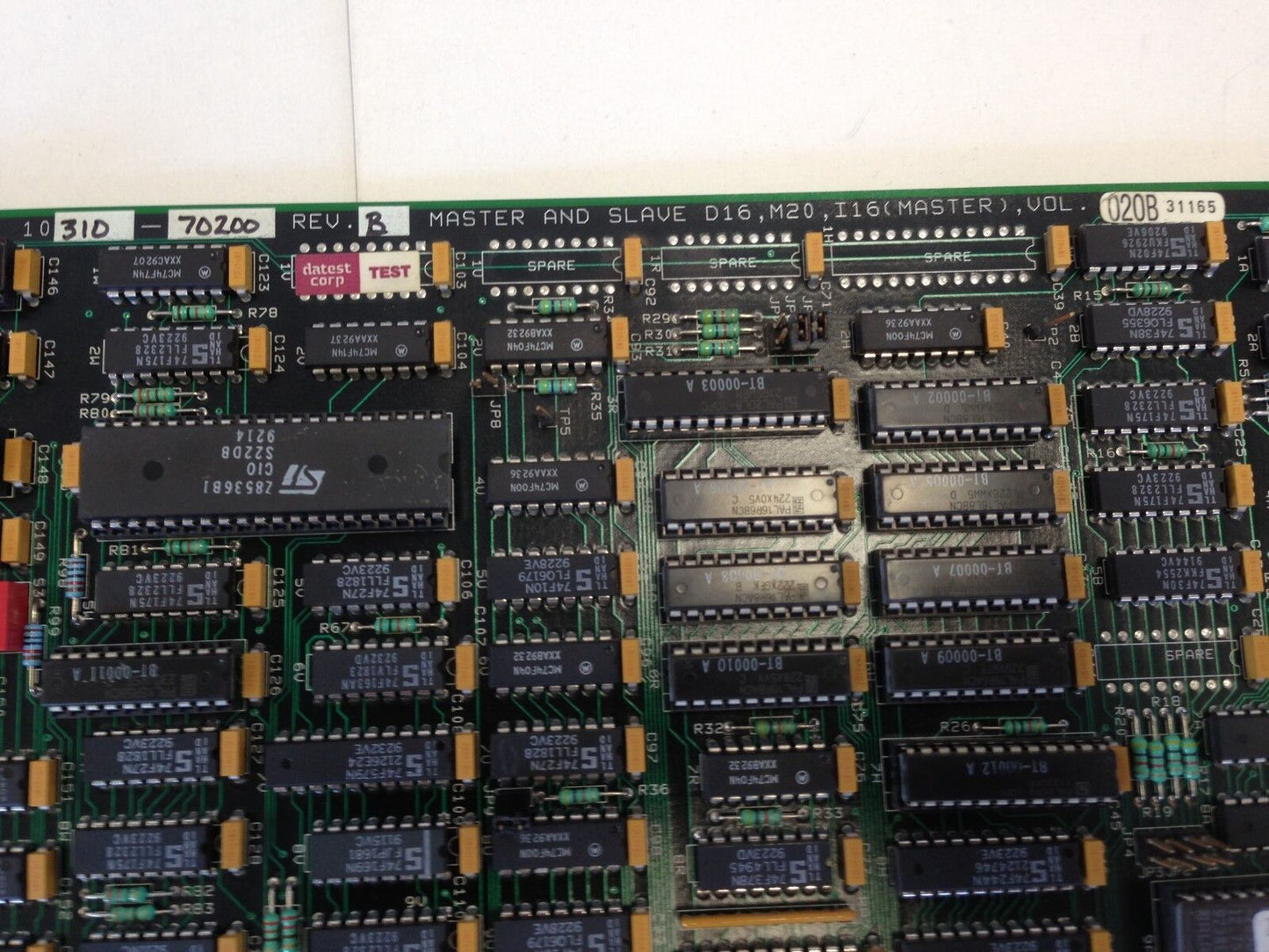 Adept Tech 10310-70200 Rev B Adept Master And Slave D16,M20,I16 020B 31165,Ep