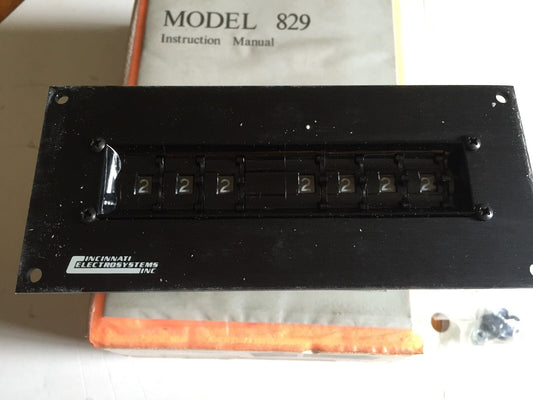 Cincinnati 829-8-1-Special,829 Electrosystems Thumbwheel 8Digit, 829-8-C,Fg