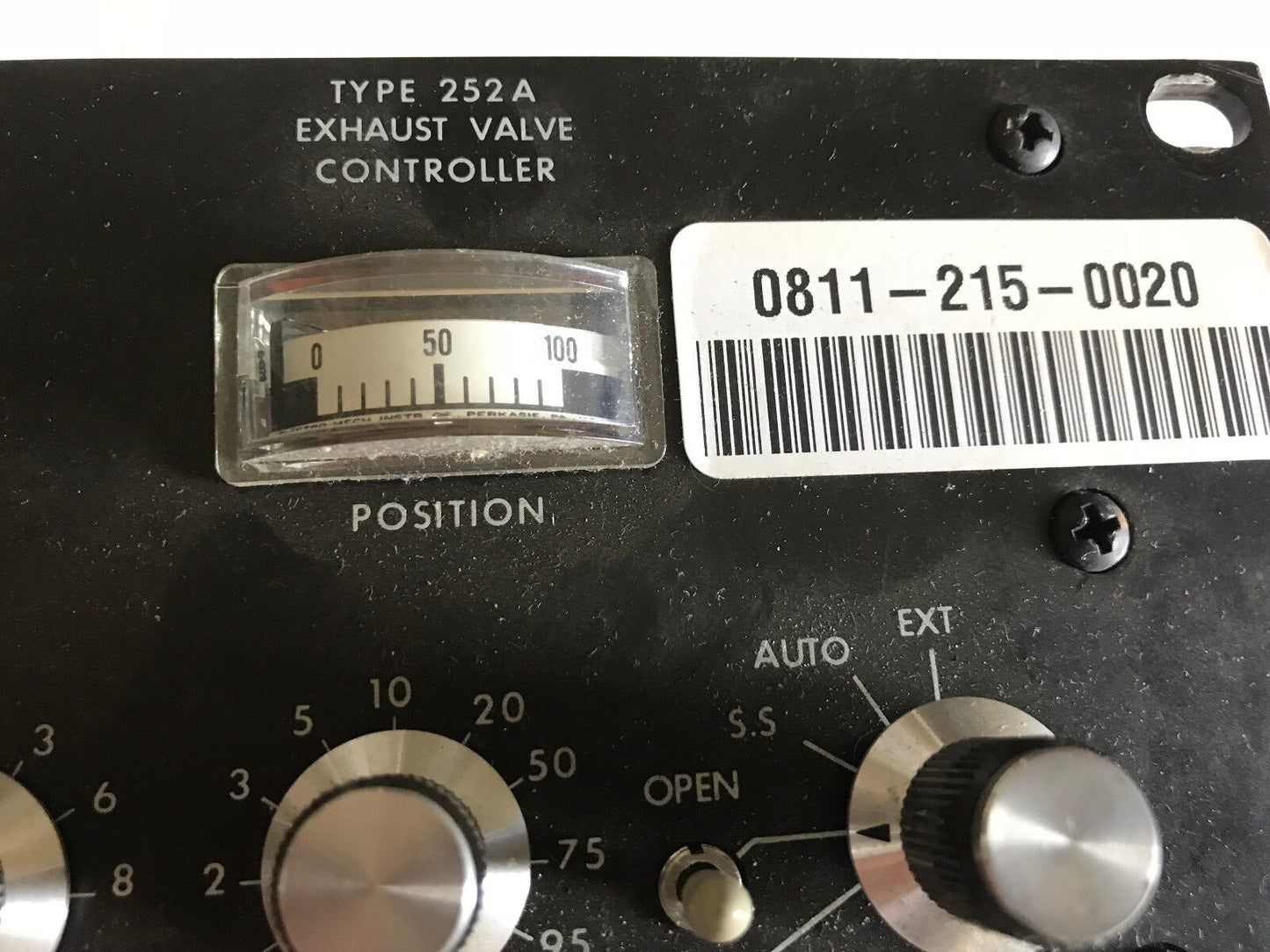 Mks 252A-1-Vpo-Plo,Mks 252A Exhaust Valve Control/Monitor Unit Controller,Sa