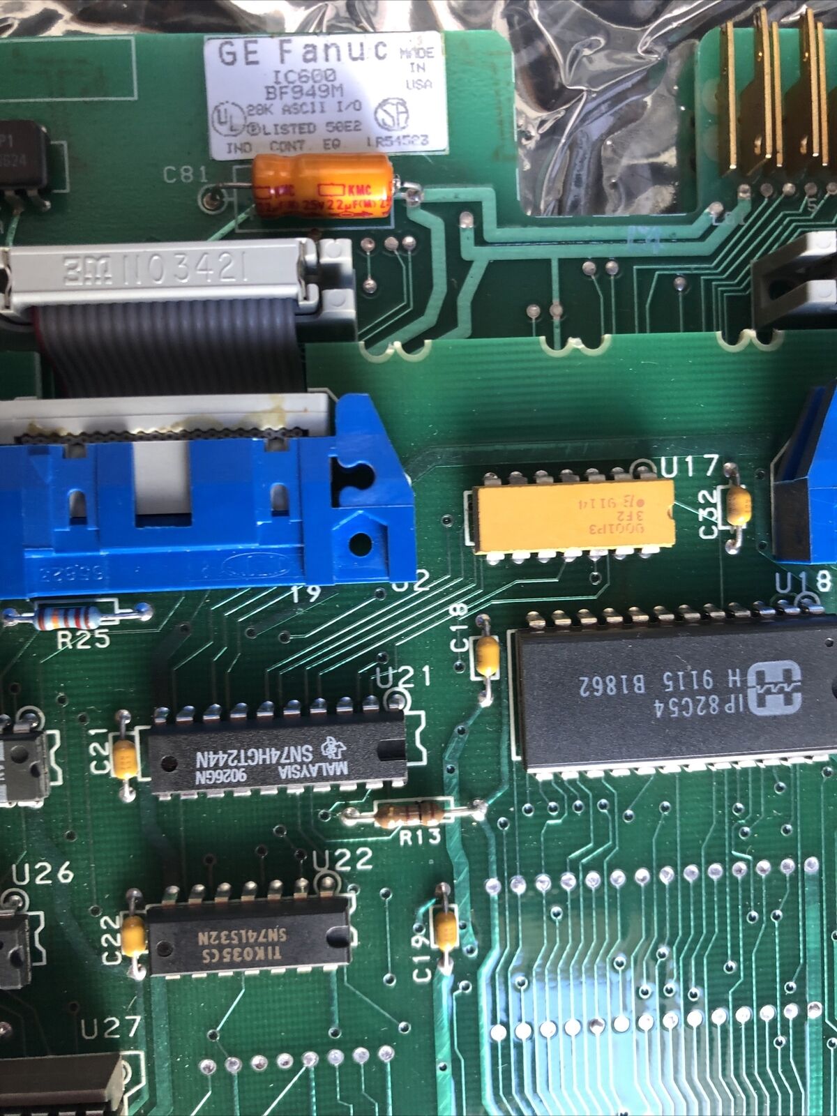 Ge Fanuc Ic600bf949m,44A720732-G01 Module,28K Ascii Ser 6,44A717587-G01,Fg