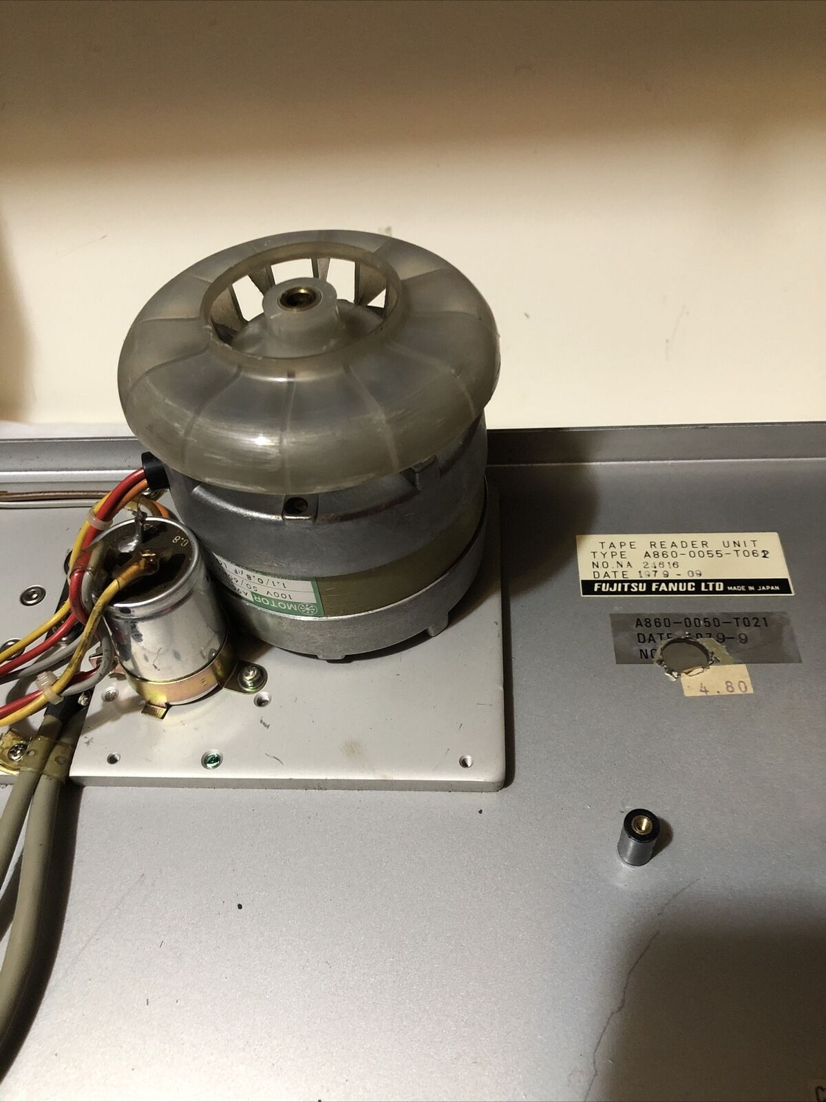 Fujitsu Fanuc A860-0055-T062 Cnc Tape Reader Unit  Fanuc A860-0050-T062,Bk