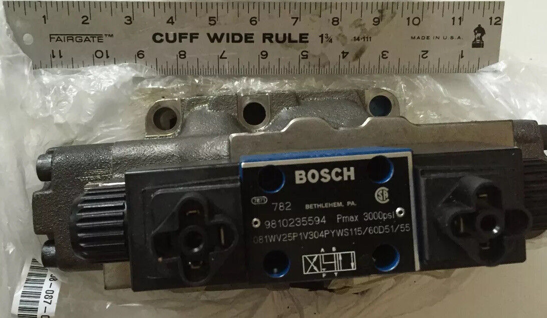 Rexroth Bosch 9810235594,081Wv25p1v304pyws115/60D51/55 Hydraulic Valve,3000,Dd