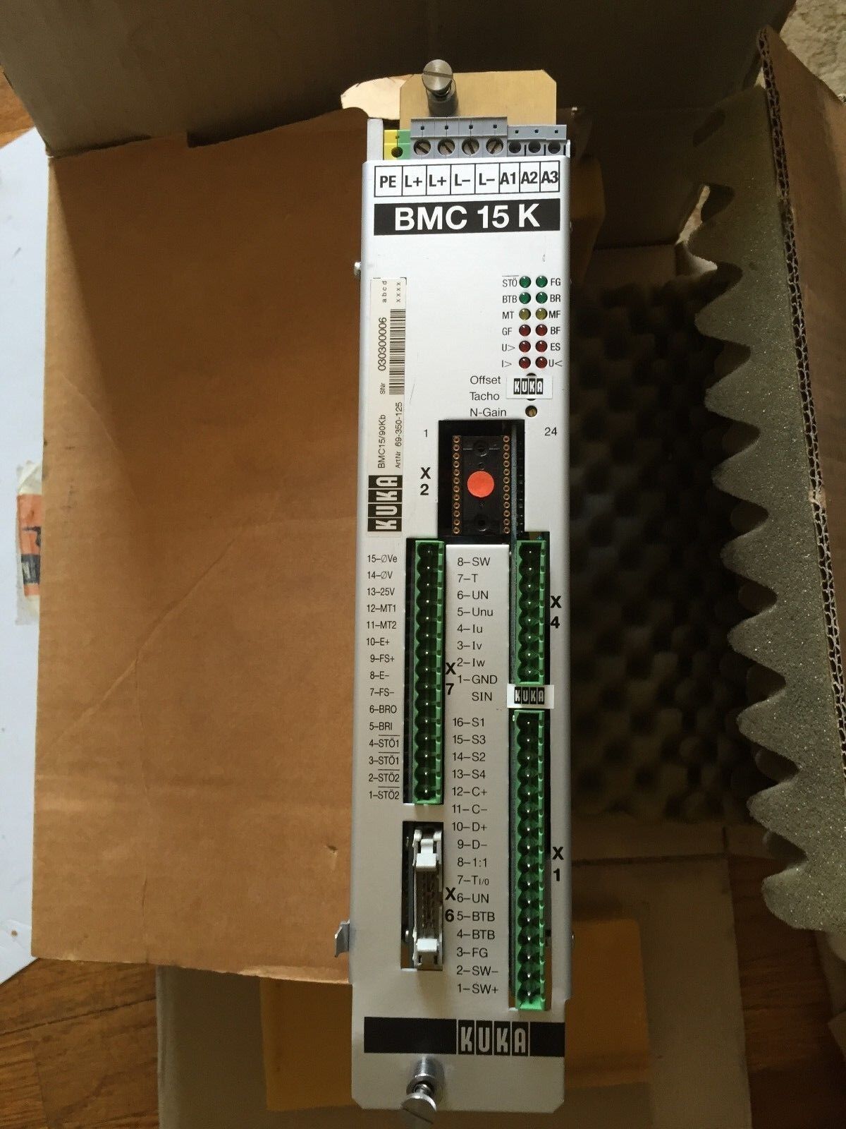 Kuka  Bmc-15/90Kb, Bmc 15 K ,69-350-125 Servo Drive,Fb,Sa