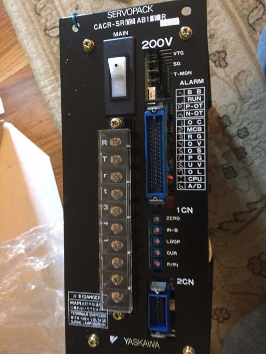 Yaskawa Df8203185-E0,Cacrsr02ab1er Drive .2Kw 200Vac,Cacr-Srca02rba1y10s,Aa,Ss