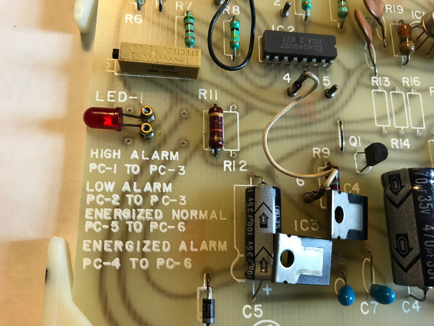 Ecs 800-226,601-831,High Alarm 800-226 Pc High-Low Alarm Card Pcb,Ad