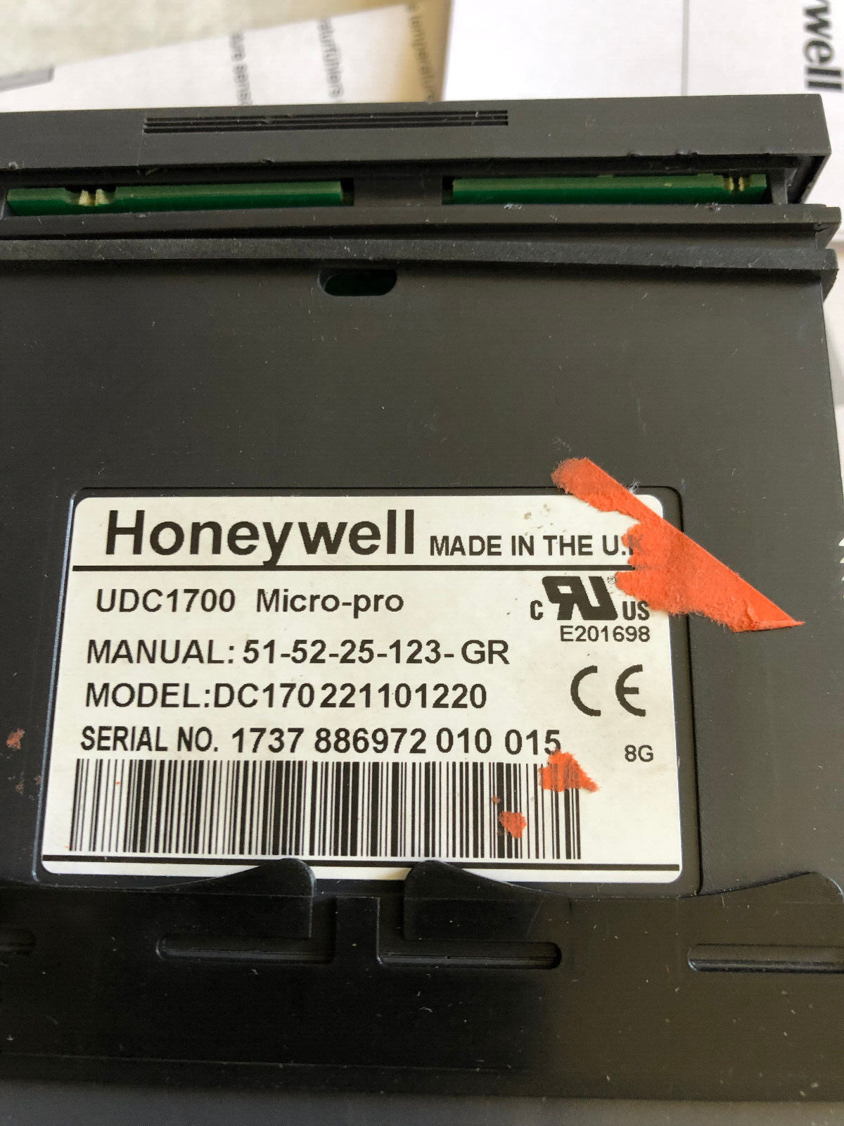 New Honeywell Dc170221101220 Micro-Pro Universal Digital Controller,Ed