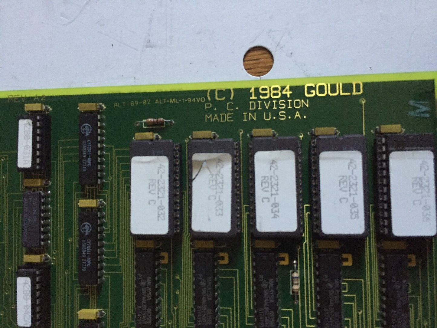 Gould C924 C.P.U.,C916-100 Rev A,Asc924000 Electric Cpu Module,Ee